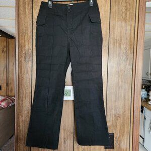 Hannah Nikole Womens Pants-12W-Black-Straight Leg Pants